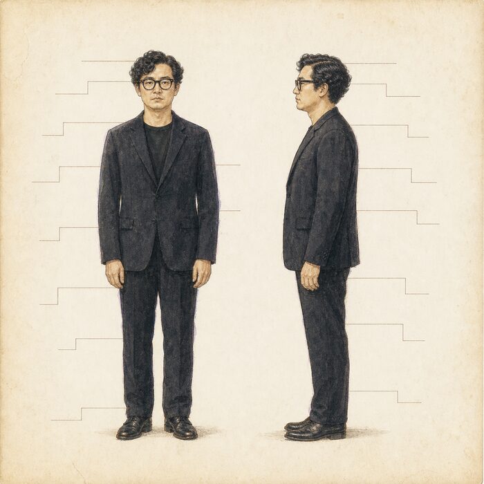 옛 의학서 해부도 스타일 예시