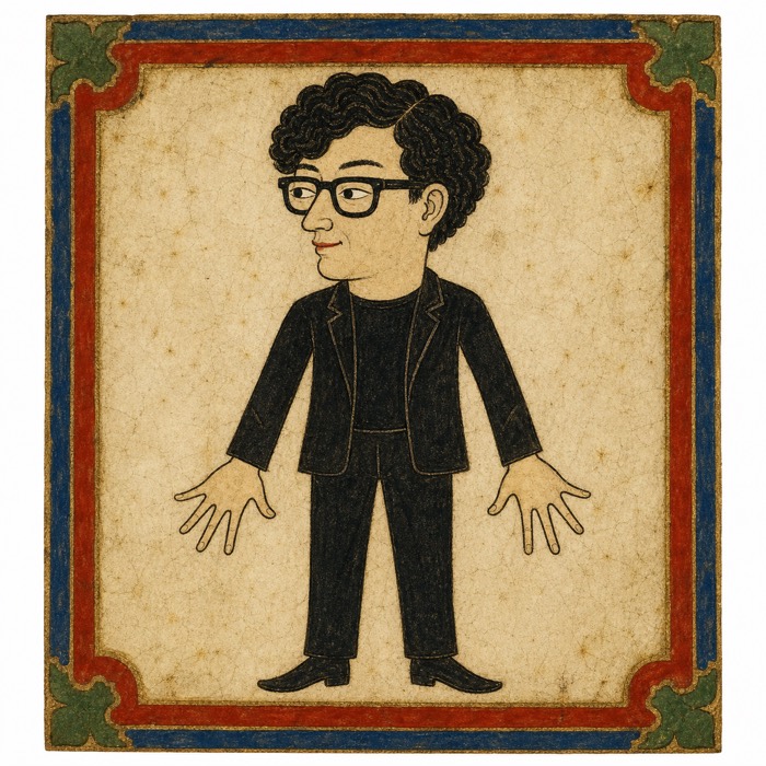 중세 필사본 여백 그림 스타일 예시