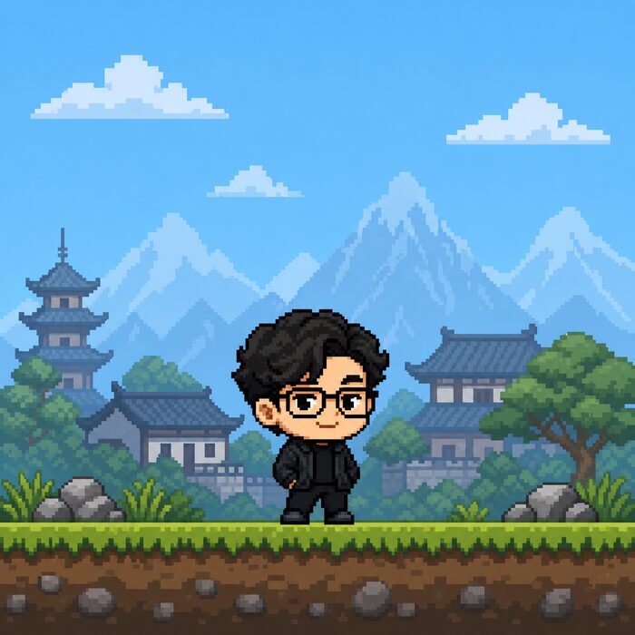 횡스크롤 게임 스테이지 화면 스타일 예시