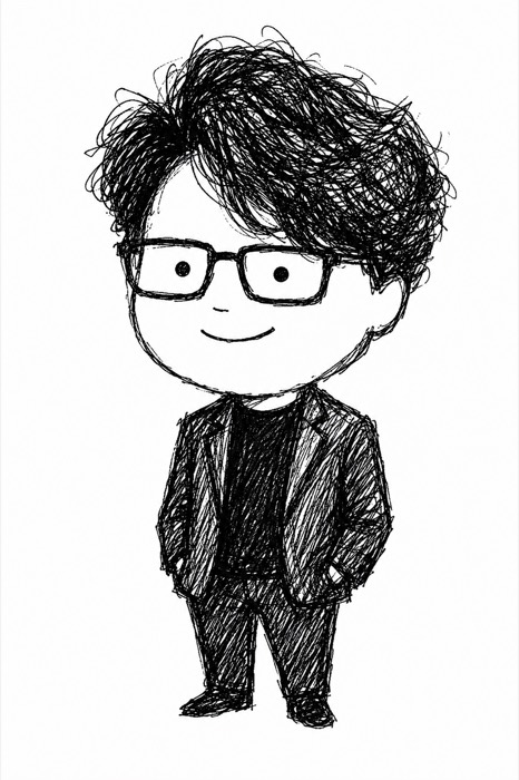 독립출판물 지면 낙서 스타일 예시