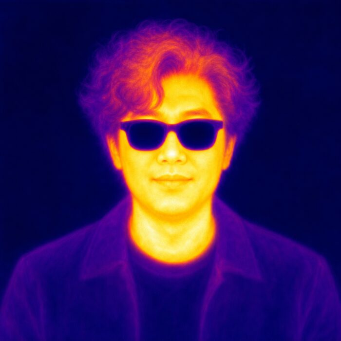 열화상 카메라 스타일 예시