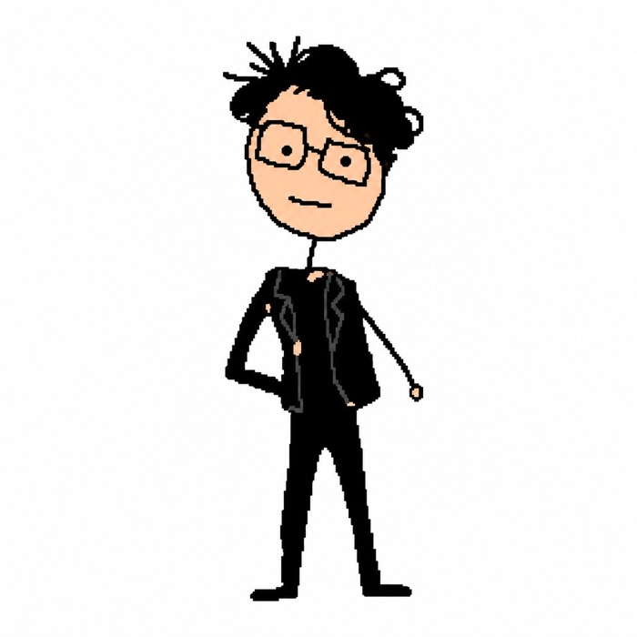 마우스로 그린 하찮은 그림 스타일 예시