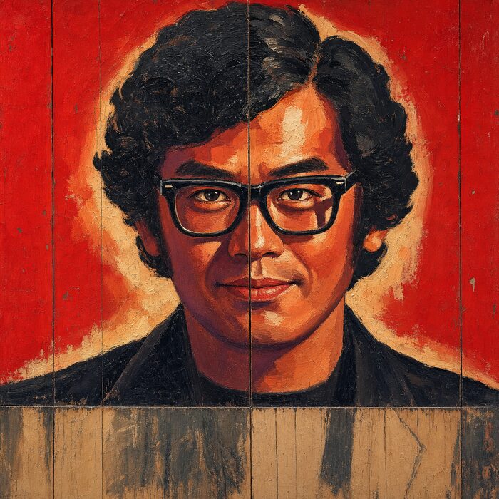옛 극장 손그림 간판 스타일 예시