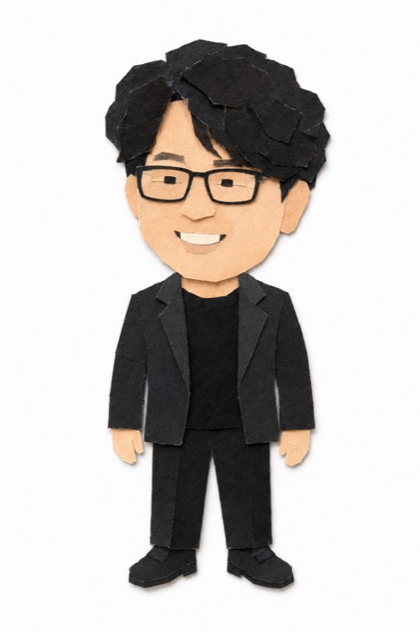 색종이 오려 붙인 어린이 콜라주 스타일 예시