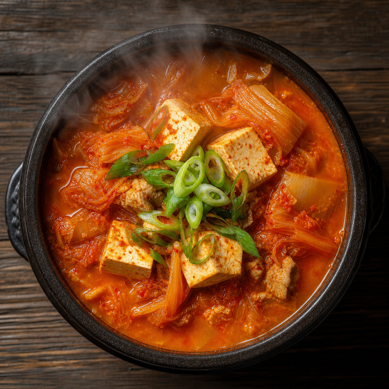김치찌개 탑다운