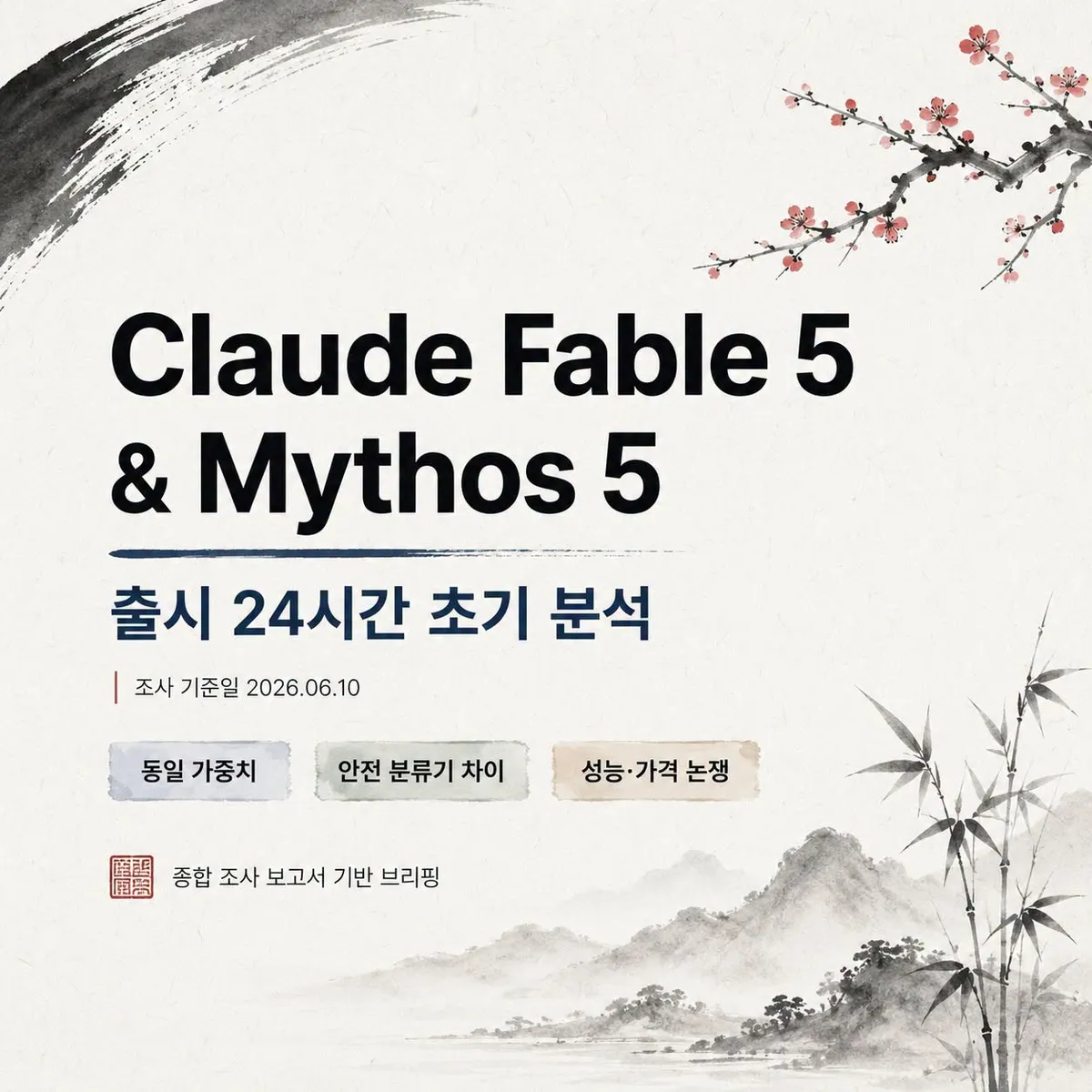 Claude Fable 5 & Mythos 5 정리 자료