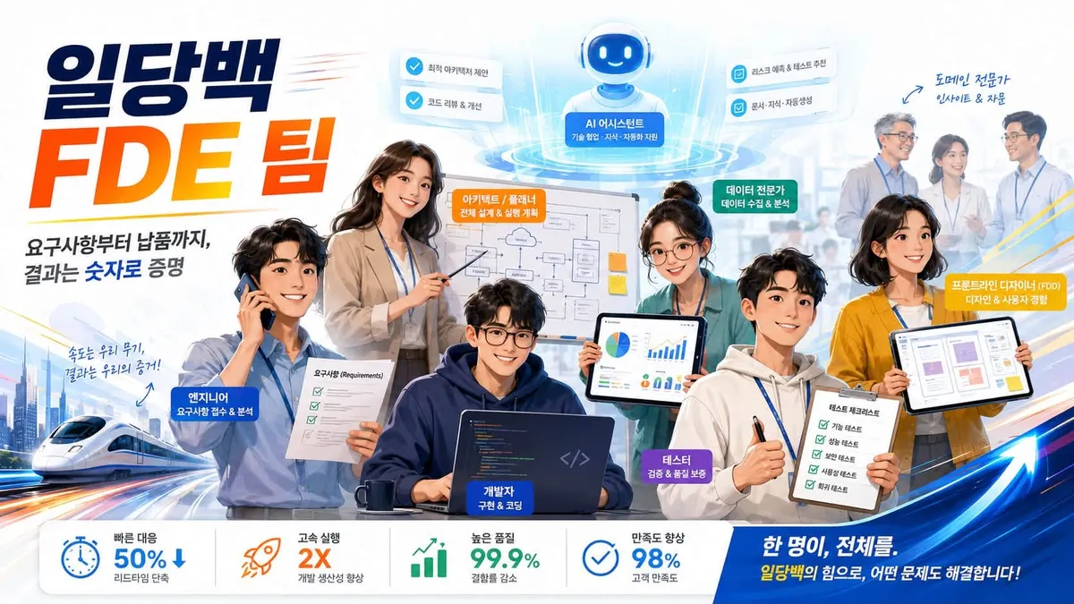 팀 작업 현장