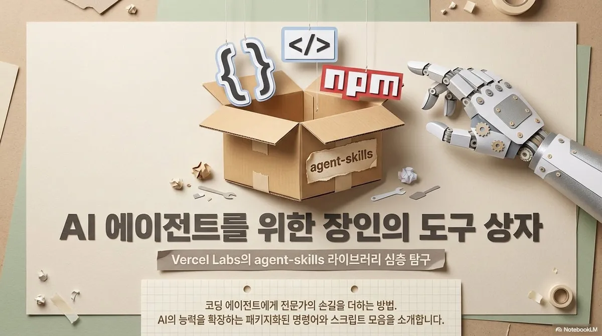 NotebookLM으로 제작한 agent-skills 설명 슬라이드