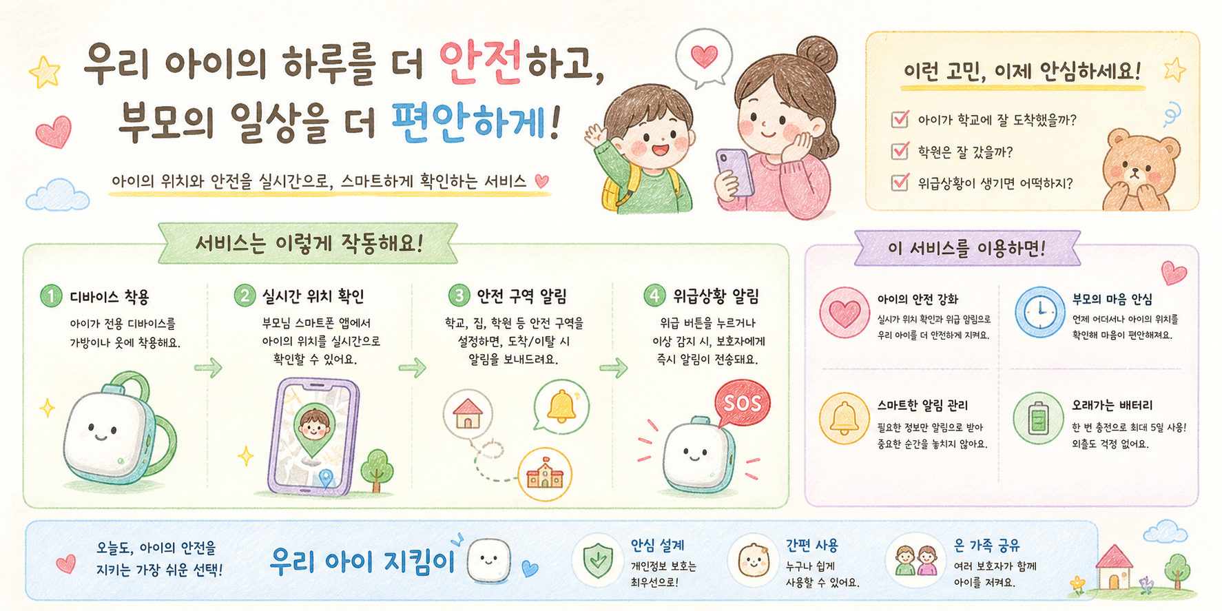 우리 아이 지킴이 서비스 안내