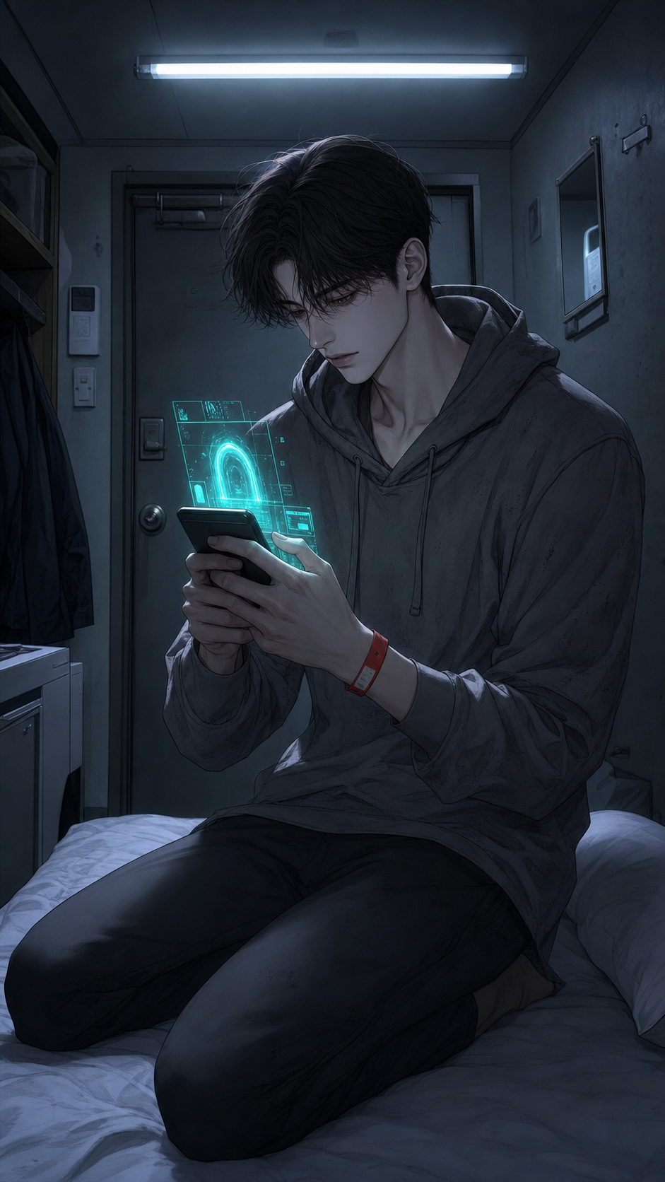 고시원 도현 새 임무 호출 받음
