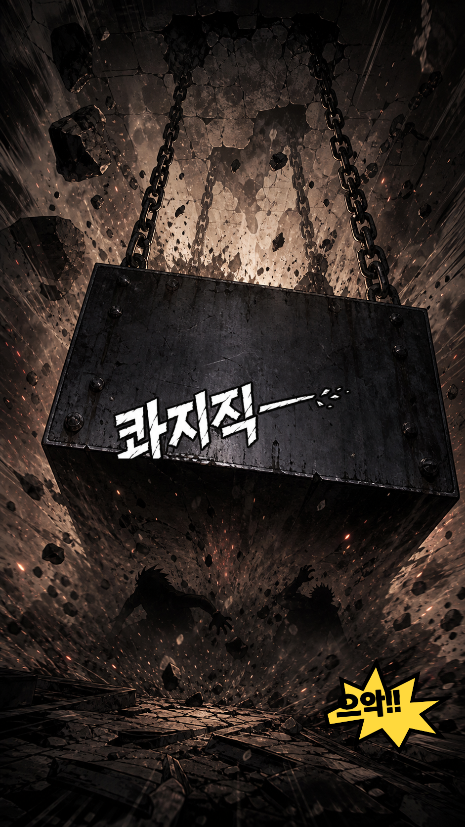 천장 슬래브 추락 임팩트
