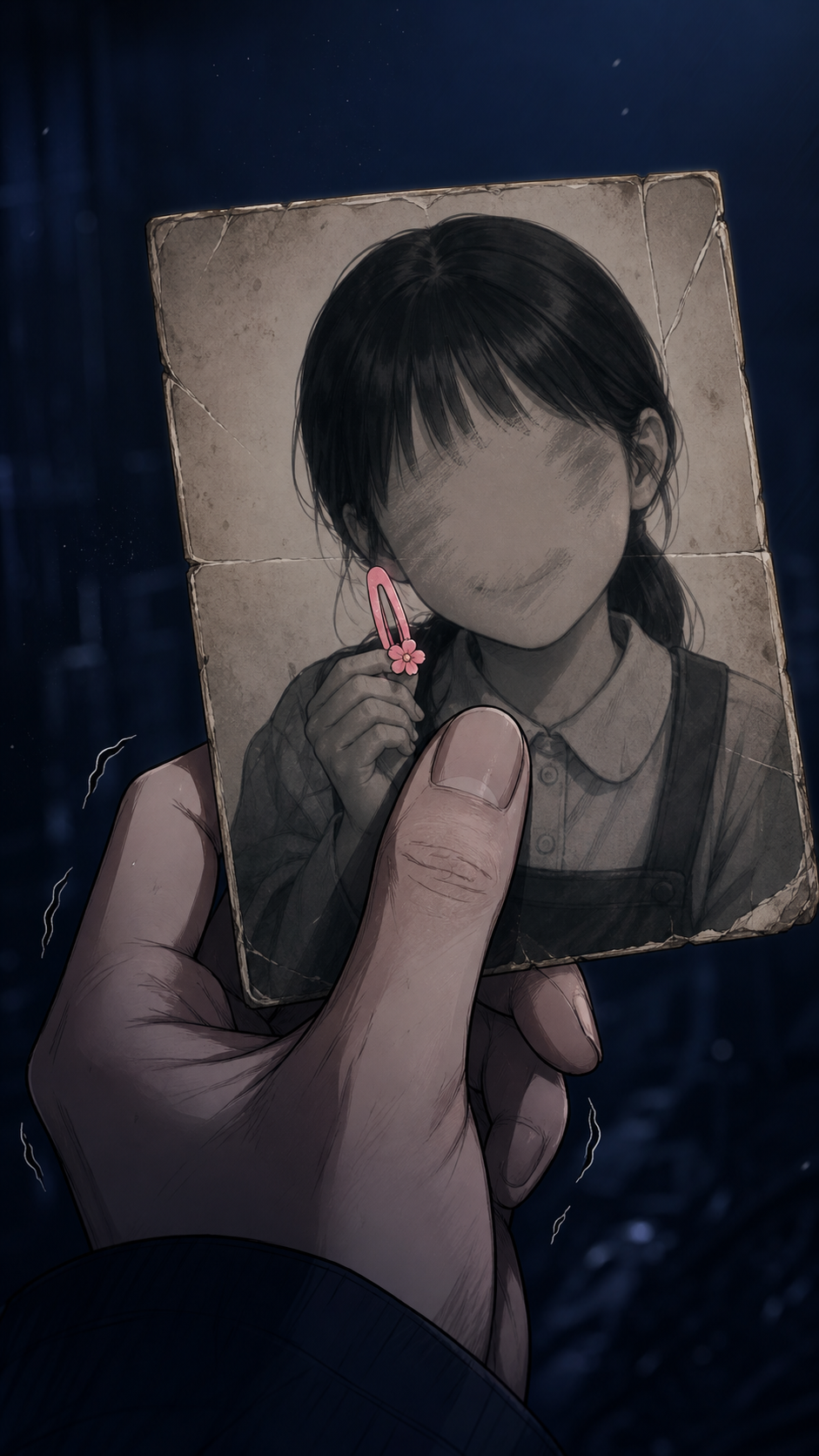 동생 분홍 머리핀 사진