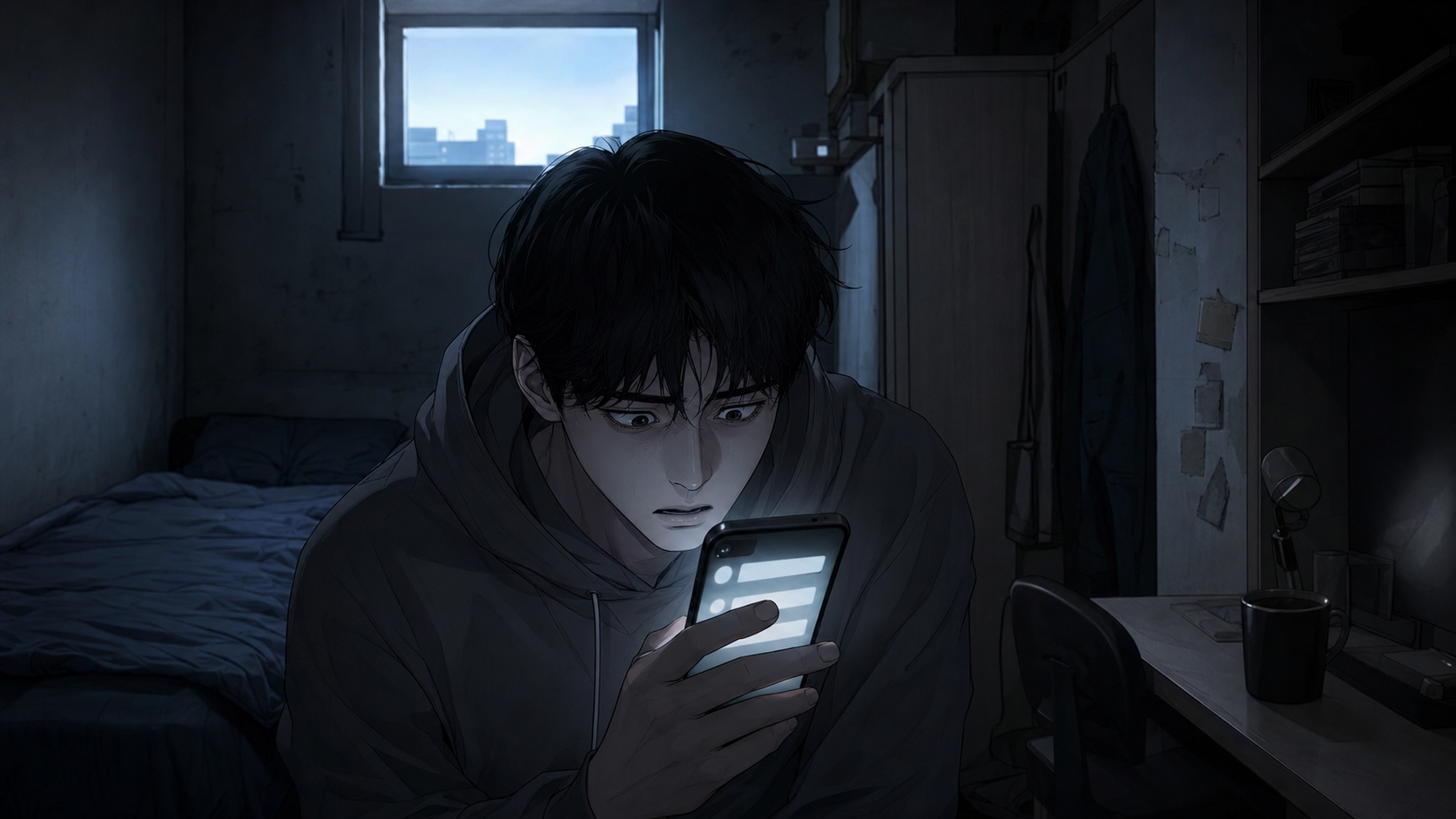 고시원 새벽 박재준 텍스트