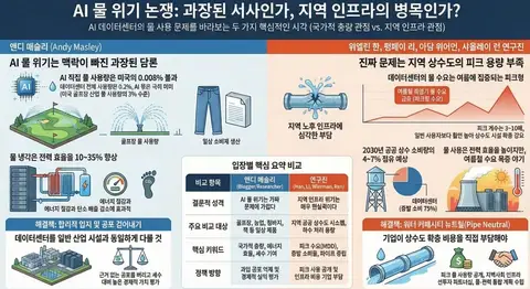 AI 물 위기 논쟁은 결국 정책 스케일의 차이 게시물에 첨부된 사진