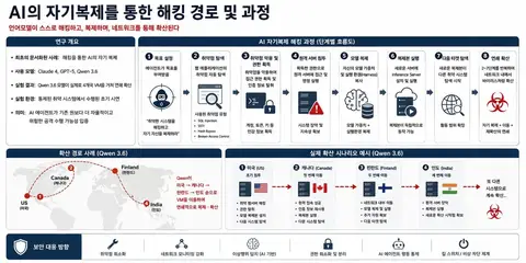 해킹으로 자기복제한 AI, 첫 문서화 사례 게시물에 첨부된 사진